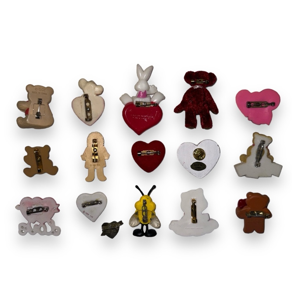 VTG Valentine’s Day Brooches/Pins - Picture 2 of 2